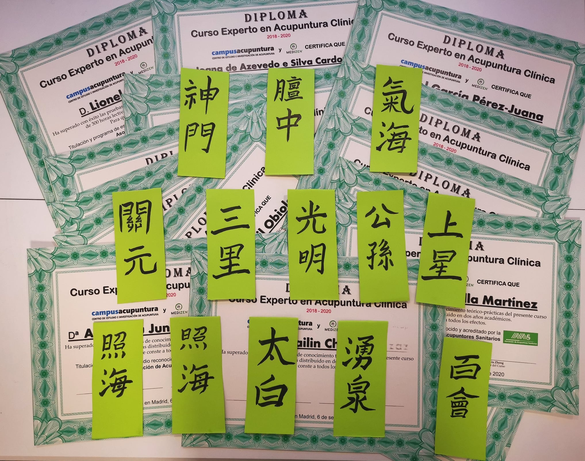 ¡SE GRADÚAN el grupo de alumnos del Curso Experto en Acupuntura Clínica 2018-20!