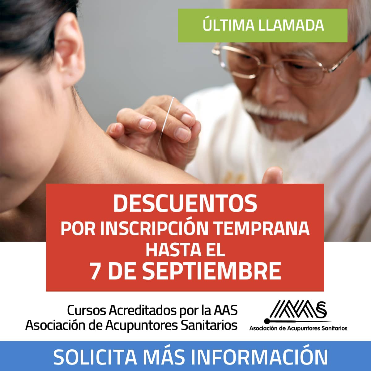 ÚLTIMA LLAMADA: disfruta de los descuentos por INSCRIPCIÓN TEMPRANA hasta el 7 de septiembre