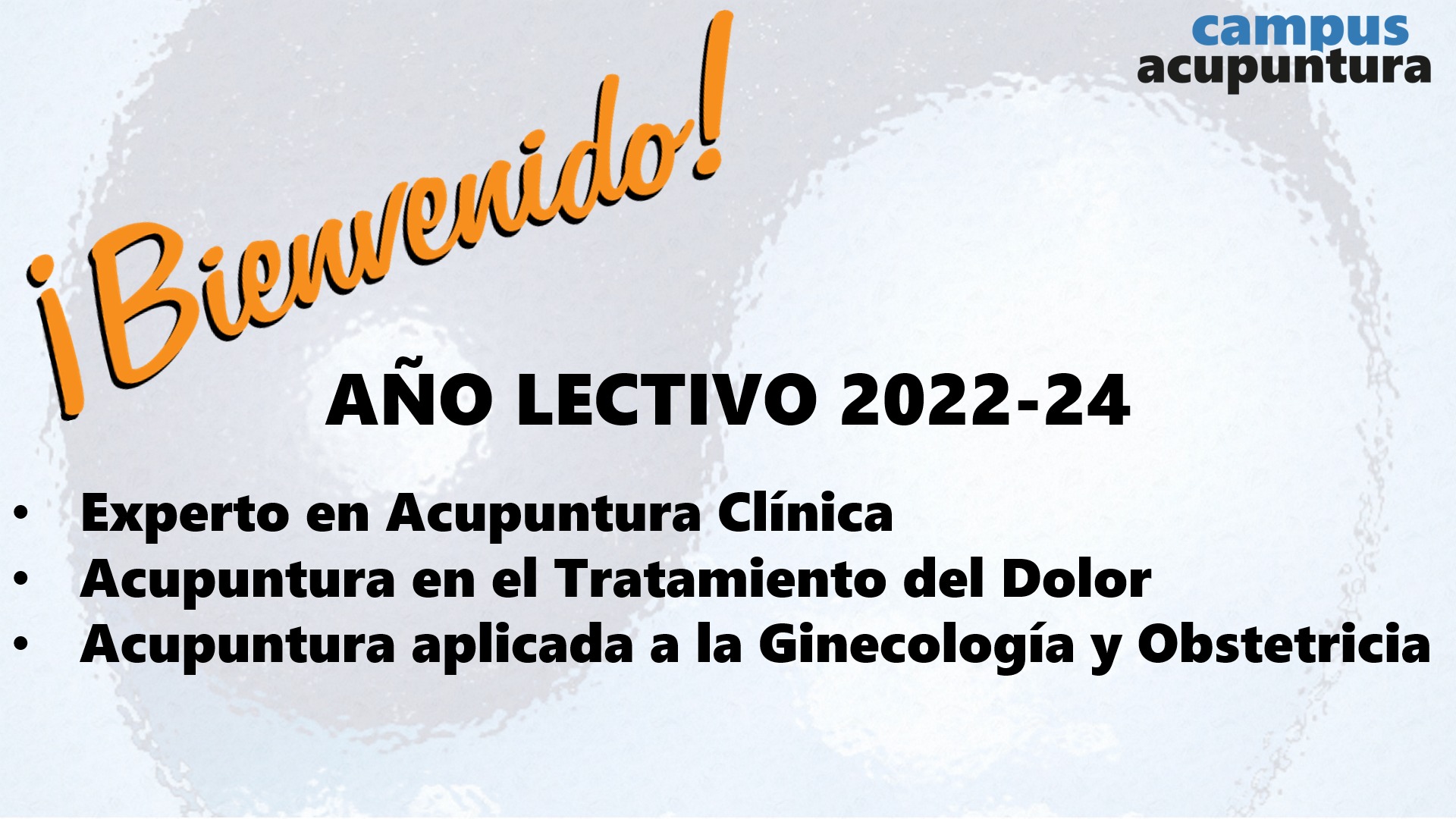 Bienvenido al año lectivo 2022-24 Bienvenido al año lectivo 2022-24