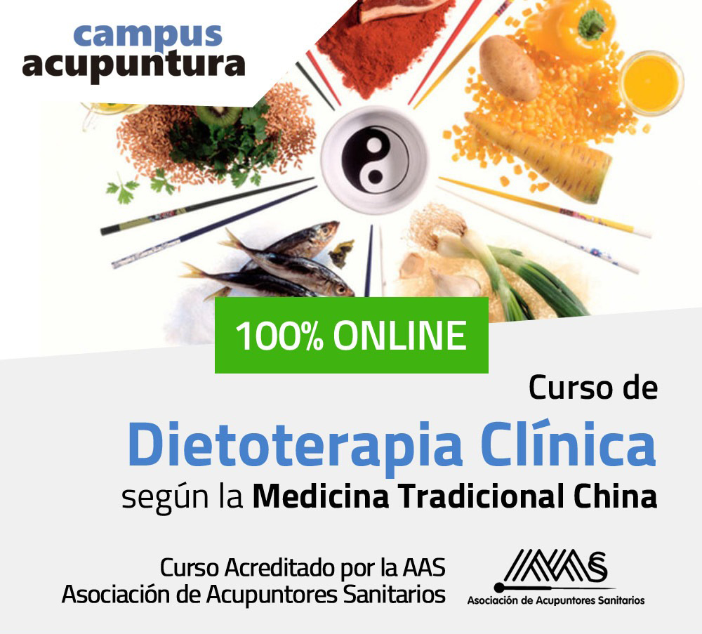 Curso de Dietoterapia Clínica según la Medicina Tradicional China – 100% Online