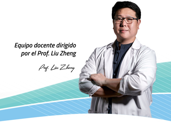 Equipo docente dirigido por el Prof. Liu Zheng